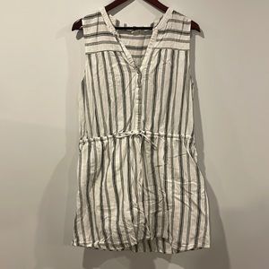 GAP causal strip linen dress XL